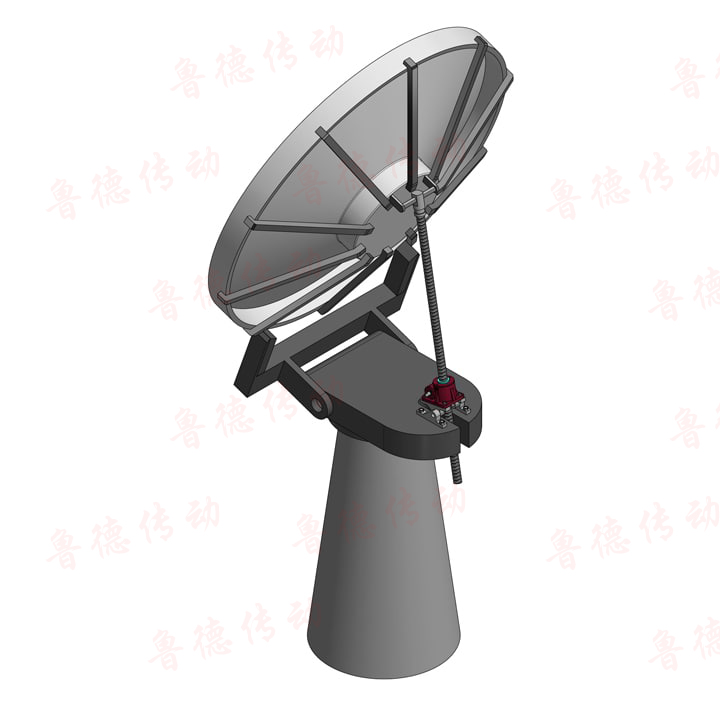 絲桿升降機翻轉耳軸支座機構